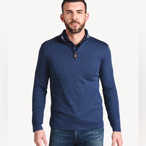 MIZZEN+MAIN Stanton Pullover Sweater blue
